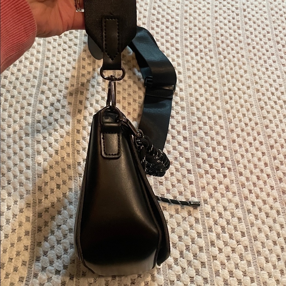 Claudia Canova Faux Leather Crossbody Bag with Adjustable Strap - Picture 6 of 14